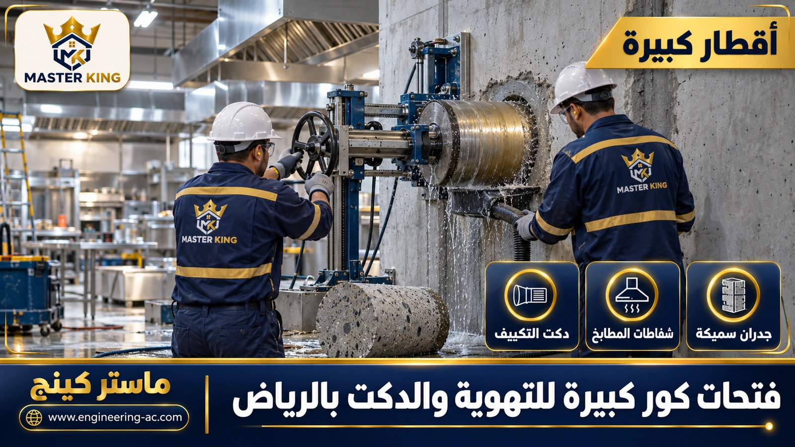 فتحات كور كبيرة للتهوية والدكت بالرياض